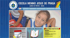 Desktop Screenshot of escolameninojesusdepragaba.com.br