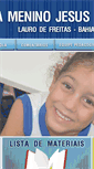 Mobile Screenshot of escolameninojesusdepragaba.com.br